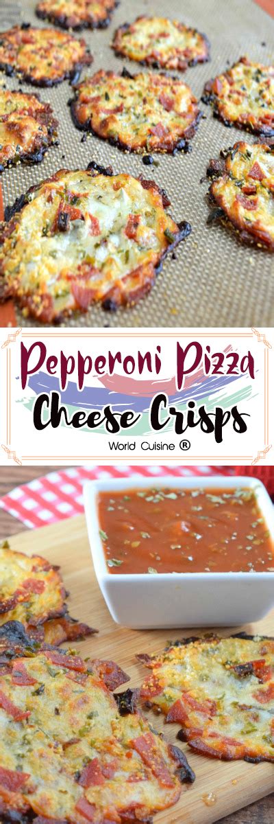 Pepperoni Pizza Cheese Crisps Keto And Low Carb My Recipes