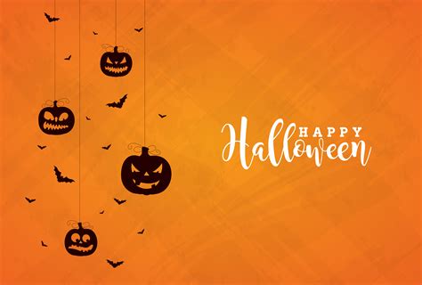 Happy Halloween Banner Illustration 335011 Vector Art At Vecteezy