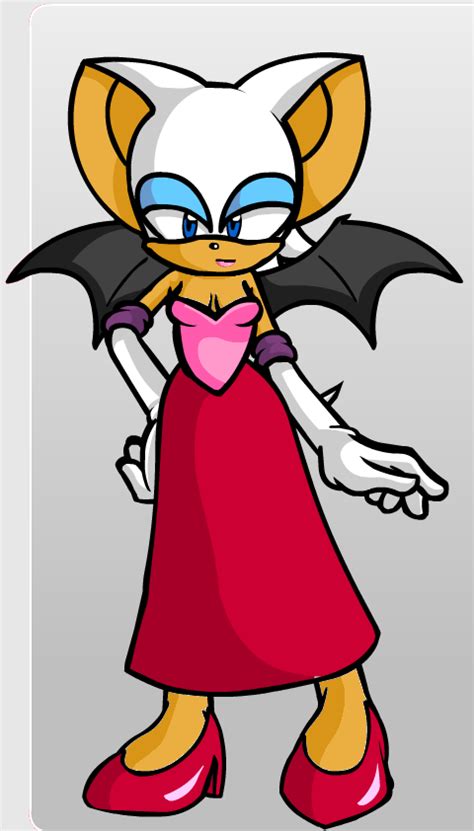 Image Rouge The Bat Outfit Red Dresspng Sonic Fanon Wiki