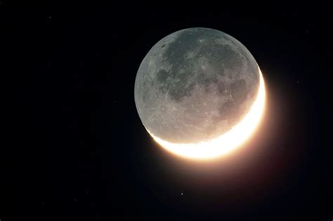 Earthshine What It Is How To See It Bbc Sky At Night Magazine