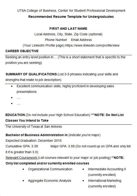 Design a resume tailored for students, this college resume or cv leads with education and experience. College Resume Help - Free Real Tits