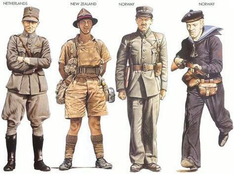 World War Ii Uniforms Netherlands 1940 May Holland 2nd Lieutenant Fighter Squadron New