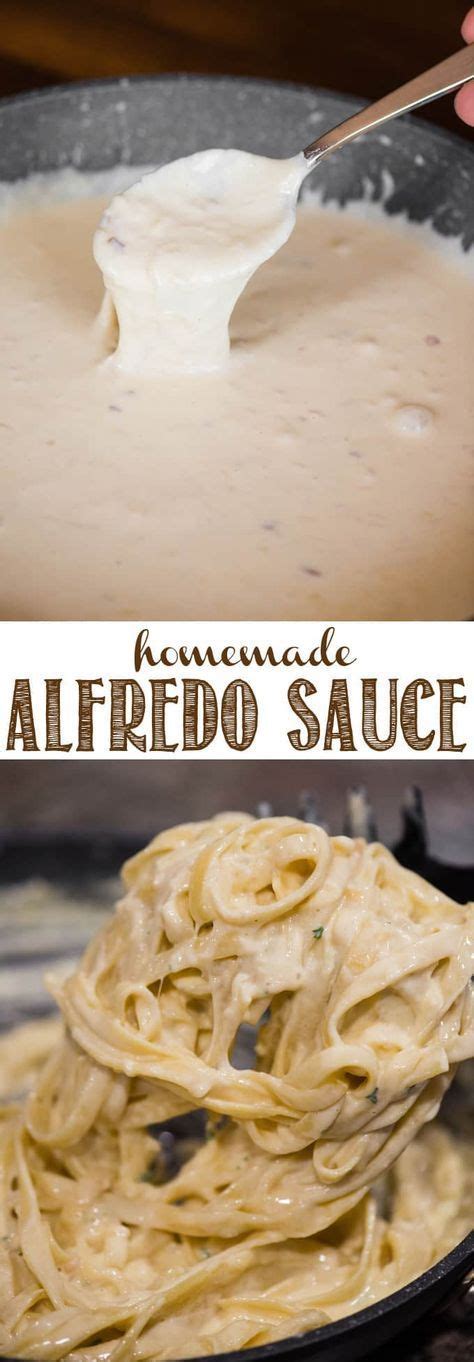 Great for topping your pasta or for your casserole. Alfredo sauce is a rich and creamy white sauce made with ...