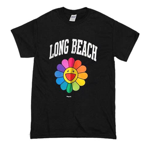 This is a must have in everyone's collection with the famous owl and flower together! Takashi Murakami Flower Long Beach T Shirt (Oztmu)