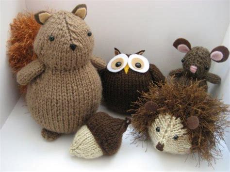 Webs has a wide range of free knitting patterns available, including a multitude of blanket, garment, and accessory projects. You have to see Woodland Animals Knit Pattern Set by Amy ...