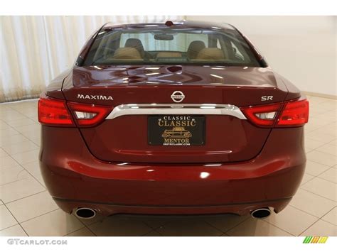 2016 Coulis Red Nissan Maxima Sr 127739042 Photo 17