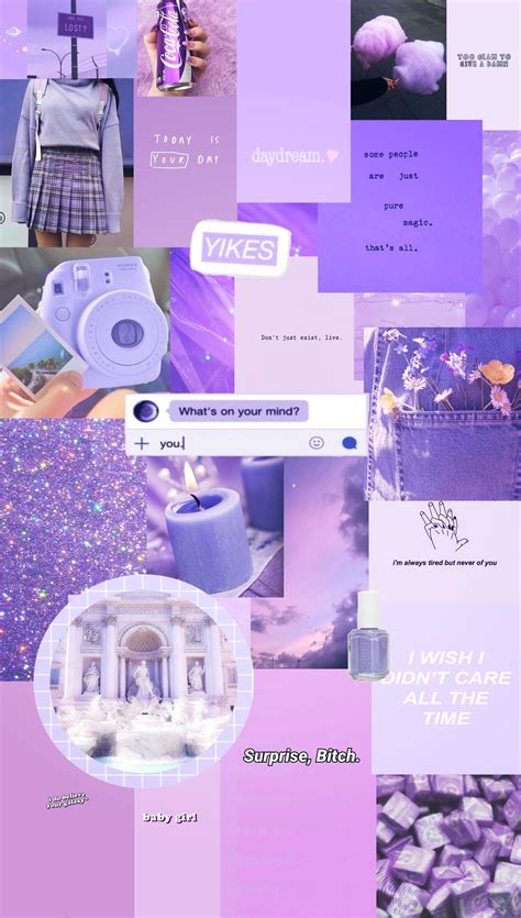 🖤 15 Cute Purple Aesthetic Wallpaper 2022