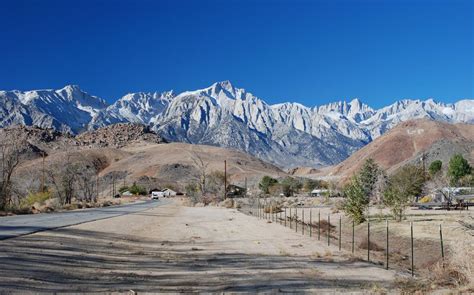 Mount Whitney From Lone Pine California Mount Whitney Lone Pine