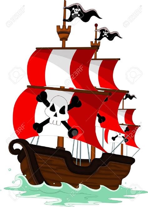 Cartoon Pirate Ship Ship Cartoon Pirate Ship