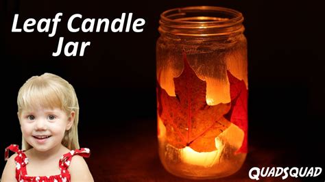 Create A Leaf Candle Jar So Easy With Mod Podge Craft Time With