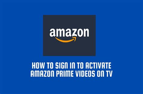 Amazon Com Mytv Login Sign In To Activate Prime Video On Tv