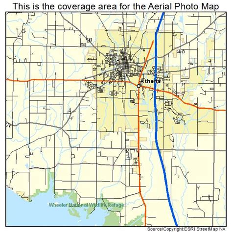 Aerial Photography Map Of Athens Al Alabama