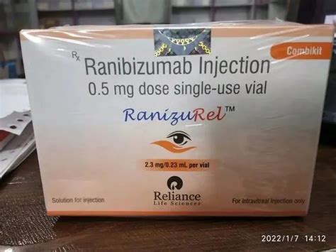 Ranibizumab Injection 05 Mg At Rs 15150piece Pharmaceutical
