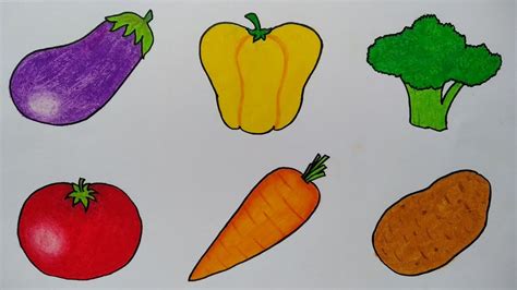 Menanam sayur sendiri dapat membantu kamu dan keluarga mendapatkan produk yang. Menggambar sayur sayuran || Belajar menggambar dan ...