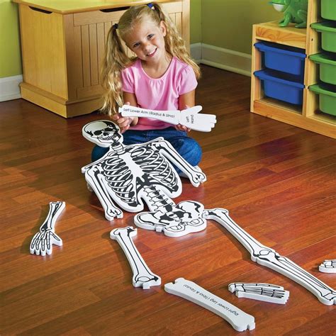 Skeleton Floor Puzzle In 2021 Learning Resources Kids Learning Kids