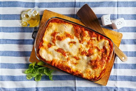Lasagne mit Hackfleisch Hüttenkäse
