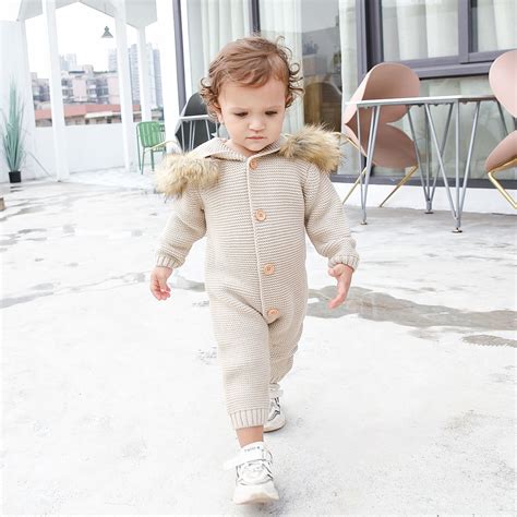 2020 Newest Infant Baby Rompers Winter Clothes Newborn Baby Boy Girl