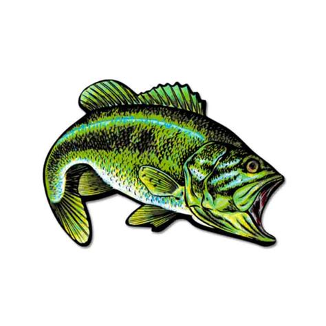 Largemouth Bass Decal Sticker North Country Decal