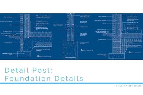 Detail Post Foundation Details