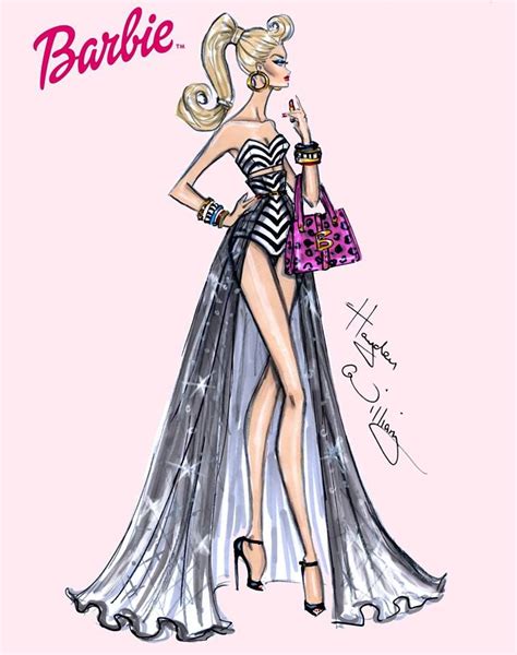 Happy Birthday Barbie Fashion Illustration Fashion Fashion Sketches
