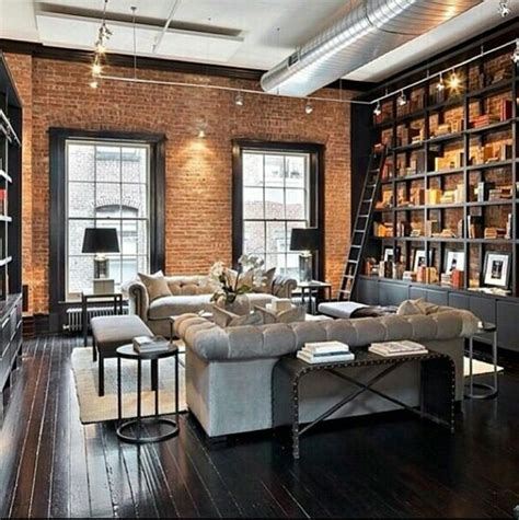Rustic Elegant Interior Exposed Brick Wall Ideas For Your Living Room