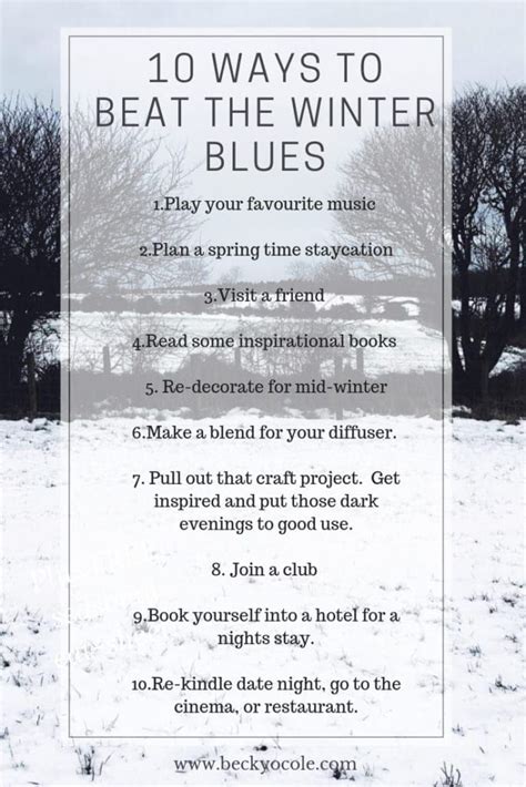 10 Ways To Beat The Winter Blues Becky O Cole Gardener Forager