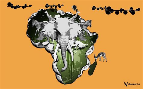 Map Of Africa Wallpapers Wallpaper Cave