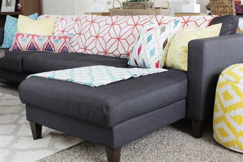 You don't have to pick traditional looking legs to go with a traditional style sofa mix and match sofa and leg styles to create a unique look. Ikea Hack - Replacing Legs on an Ikea Couch - THE BLISSFUL BEE