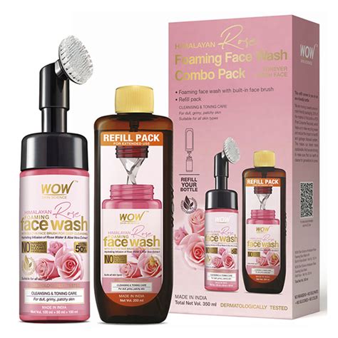 Buy Wow Skin Science Himalayan Rose Foaming Face Wash Combo Pack 1s