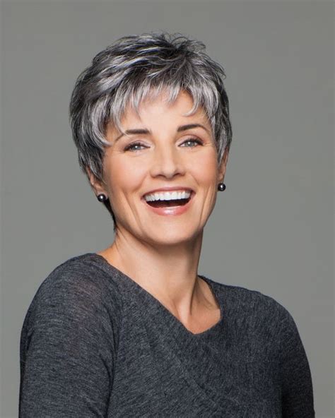 Pastel gray long pixie haircut with bangs for women. Short Gray Hairstyles for Older Women Over 50 - Gray Hair Colors 2021-2022 - HAIRSTYLES