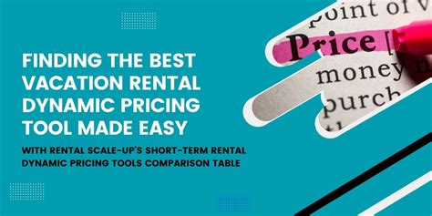Finding The Best Vacation Rental Dynamic Pricing Tool Made Easy