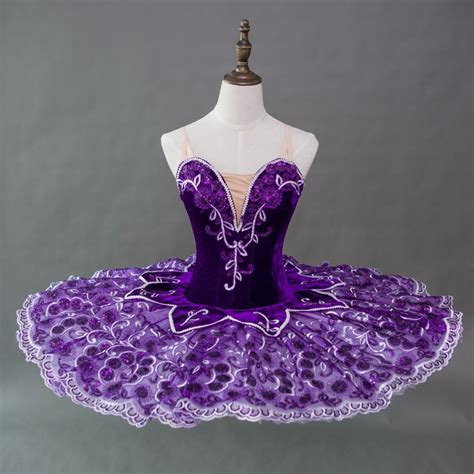 Fltoture Purple Pancake Tutu Professional Classical Ballet Nutcracker