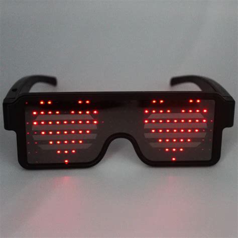 New Product Multi Colors Led Eye Glassesled Party Glassesled Rave
