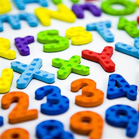 Getuscart Magtimes Magnetic Letters And Numbers For Educating Kids In
