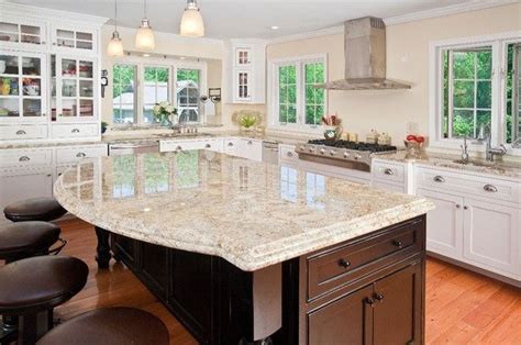 Maybe you would like to learn more about one of these? colonial gold granite with white cabinets - Google Search ...