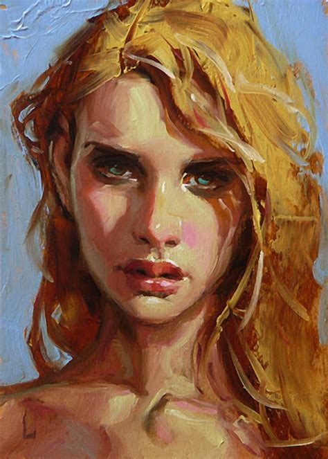 Sunshine By John Larriva Oil Painting Portrait Portrait Painting