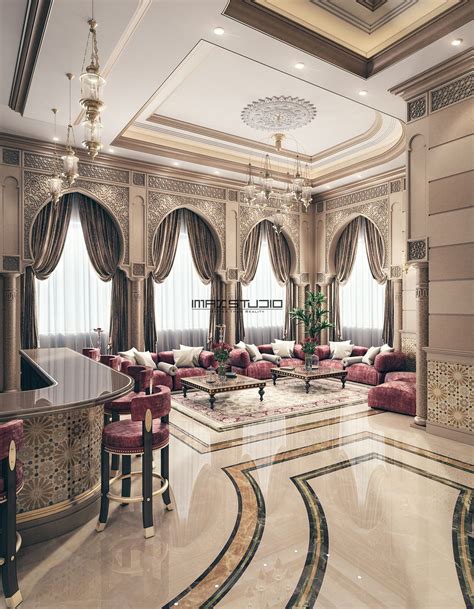 Arabian Charm On Behance Mansion Interior Luxury Homes Interior