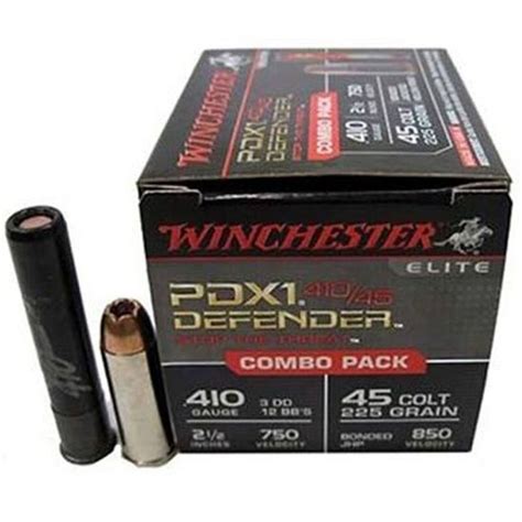 winchester pdx1 45 lc 410 bore 20 round combo pack abide armory