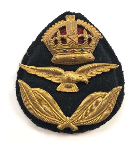 Ww2 Royal Australian Air Force Raaf Officers Cap Badge