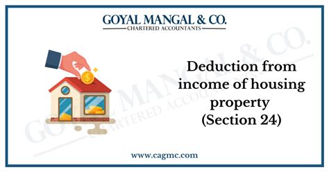 Deduction From Income Of Housing Property Section 24