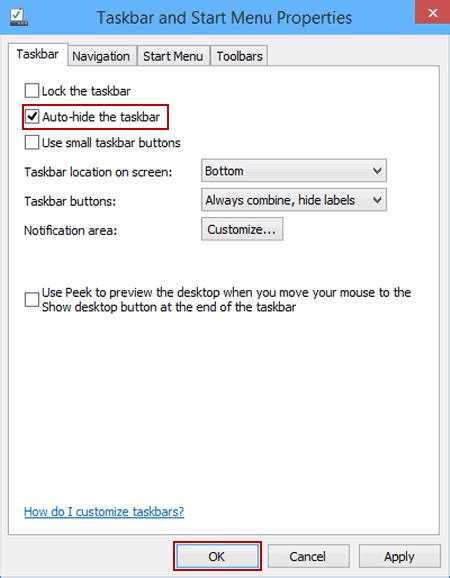 How To Hide And Show Taskbar On Windows 10