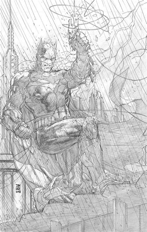 Justice League 1 Variant Jim Lee Pencils Only Virgin Cover 1 In 500