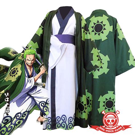One Piece Kimono Roronoa Zoro Suit Cosplay Costume Onepiecefans Store