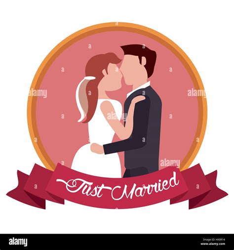 Just Married Sign Bike Stock Vector Images Alamy