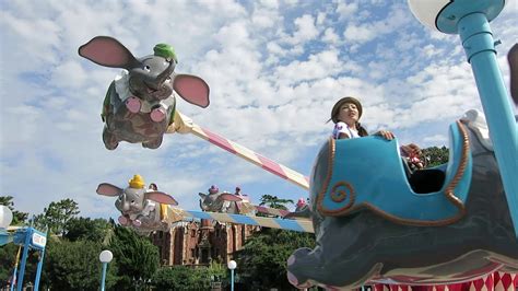 Dumbo The Flying Elephant Off Ride 2013 Tokyo Disneyland Youtube