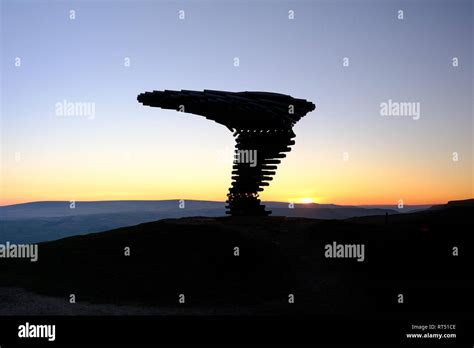 The Singing Ringing Tree Panopticon On The Moor Land Above Burnley Is