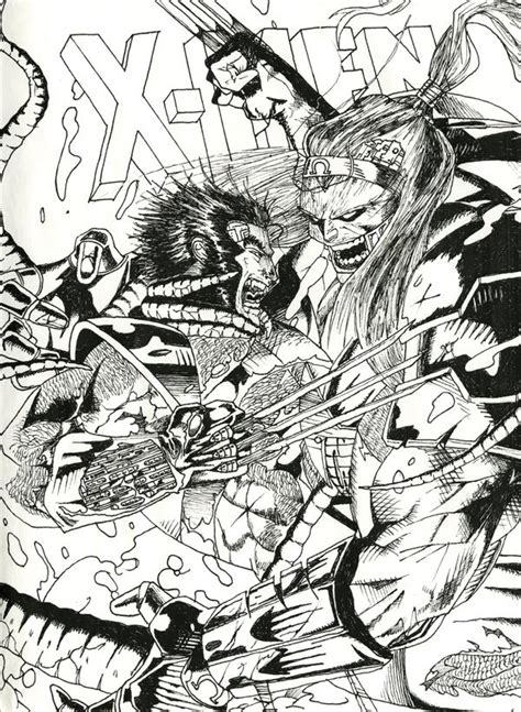 X Men Wolverine Vs Omega Red By Brandenhead On Deviantart