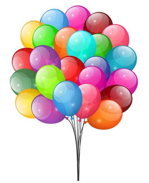 Real Balloon String Png / Included in this set of free balloon pngs are