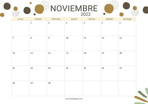 calendario 2022 para imprimir pdf gratis noviembre imagenes imagesee