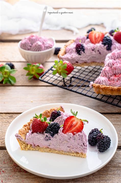 Salva o calcola le calorie di piú alimenti, di una ricetta crea una lista. Crostata alle mandorle vegan con more e fragole ...